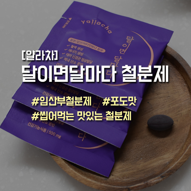  [얄라차] 달이면 달마다 임산부영앙제 맛있는 철분제추천