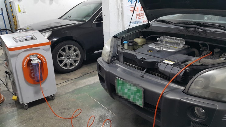  투싼, 수소크리닝 후 자동차종합검사 받으러 가심 ~ 10% 합격