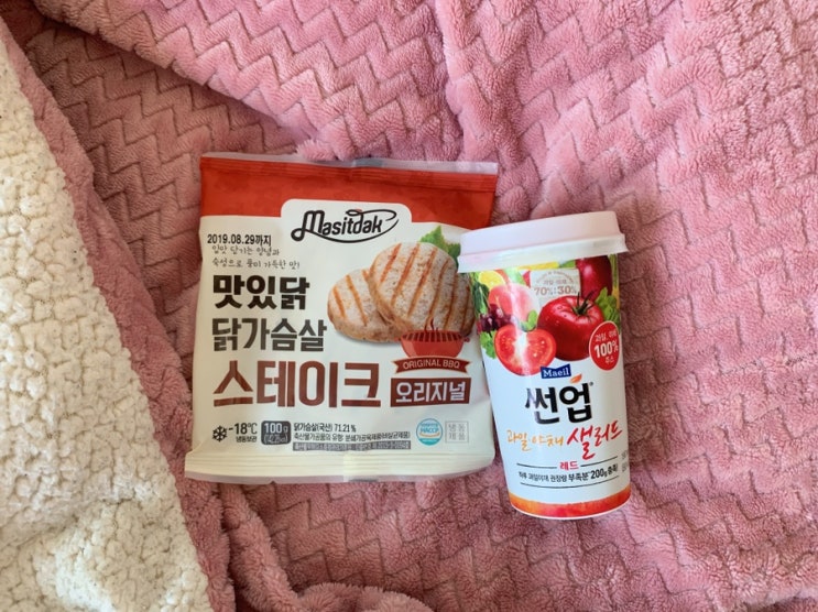  [건강식, 다이어트제품 추천] 맛있닭 닭가슴살 스테이크와 썬업 주스 (Red) cc