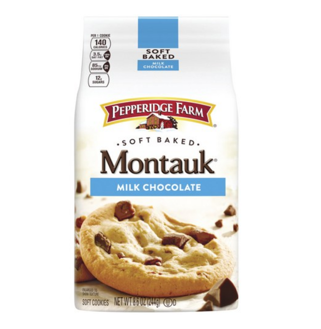 페퍼리지팜 몬탁 Montauk 소프트 밀크 초콜릿 쿠키 - 네이버최저가보다 76%저렴!