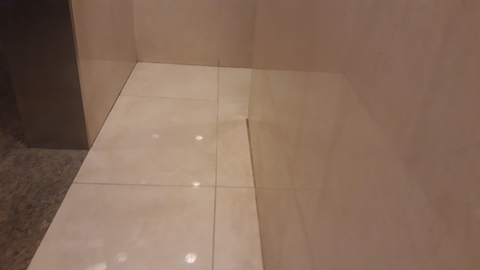  대리석광택 세정작업