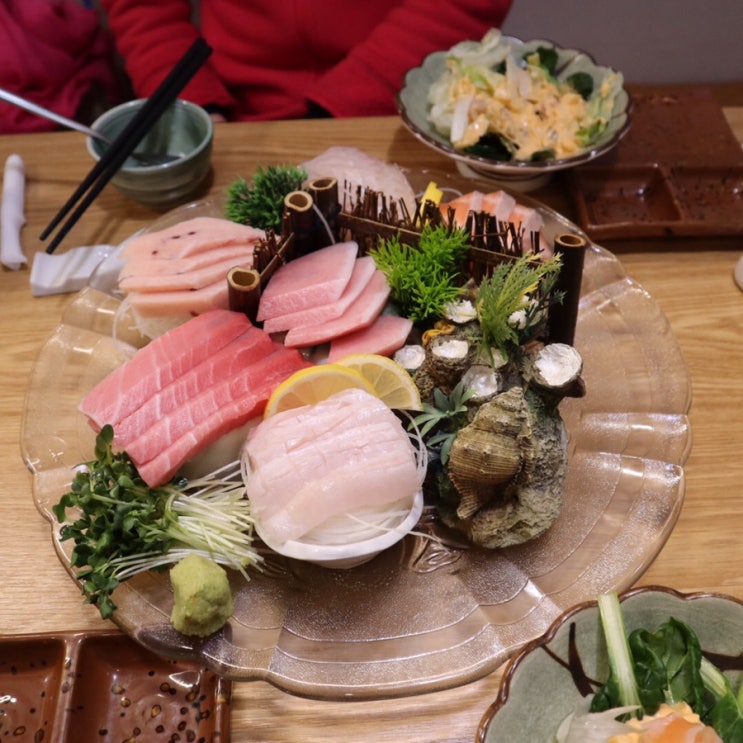  둔산동 사시미 히야(ひや) 고급지고 구성 좋은 대전시청역 횟집
