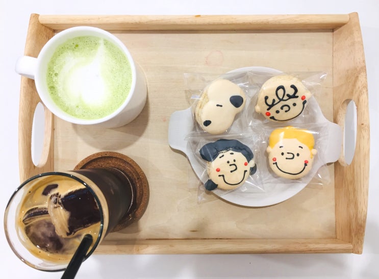  [부평구청 카페] 마카롱 카페 모니모니 / 스누피 마카롱