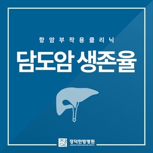 담도암생존율 매우 낮아 각별한 주의가 필요합니다!
