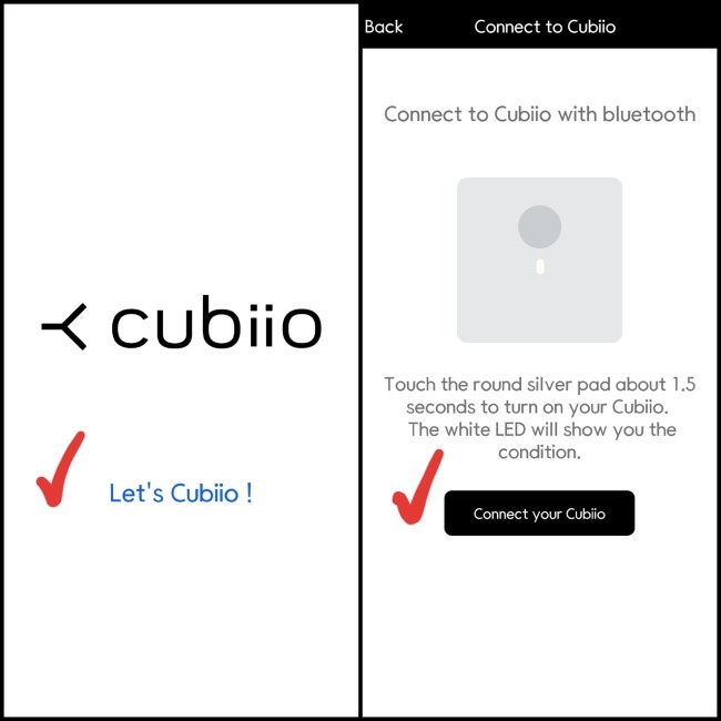  cubiio 큐비오 레이저 어플 사용법