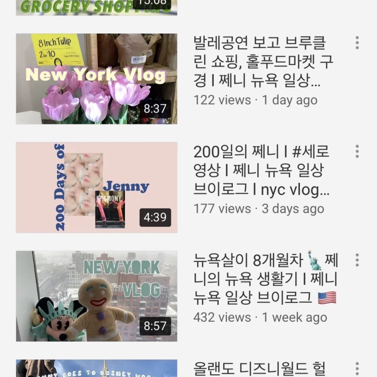  브이로그 유튜브