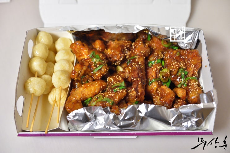  bbq치킨 극한왕갈비치킨 , 당고떡꼬치 세트 신메뉴
