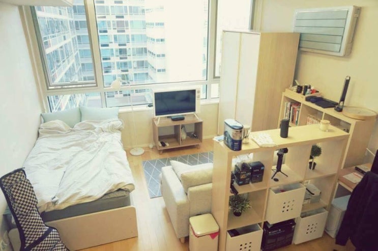  오피스텔 셀프인테리어 오픈형이지만 분리형처럼 !