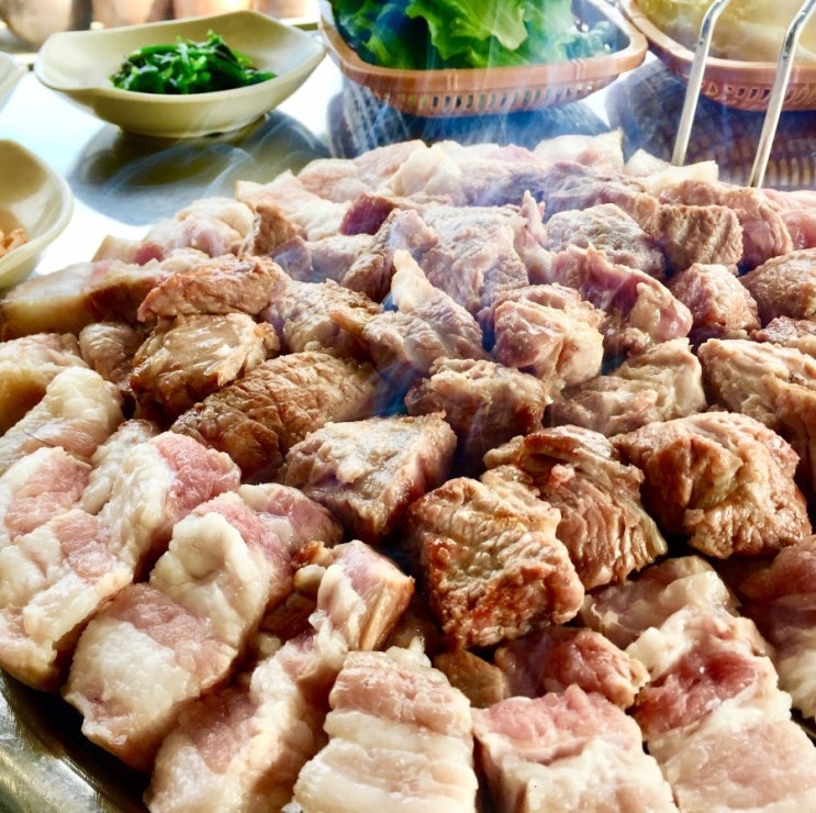  [제주 흑돼지 맛집] 난드르 깡통구이성산! 난드르 흑돼지!  연탄구이 맛집!  성산 온평리 맛집^^