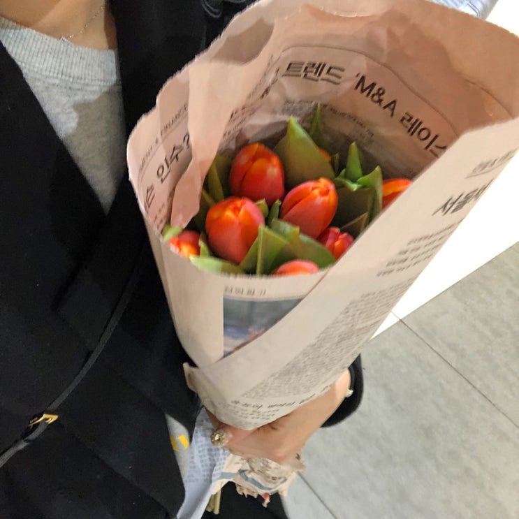  이날 일기 ( 잠실 아우어빵집 , 송파맛집 소육옥 , 고속터미널 꽃시장)