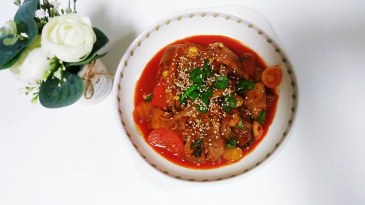  백종원 돼지고기 김치 두루치기