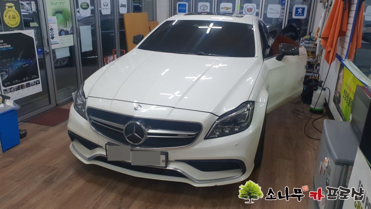  벤츠 CLS63 AMG 안드로이드 M2C 카블릿장착
