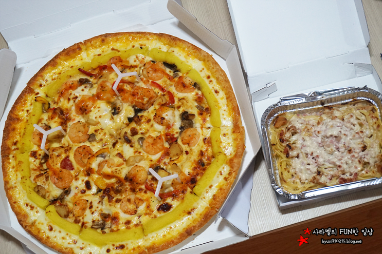  피자헛 신메뉴 쉬림프올인, 크림치킨파스타 즐겨본 후기!