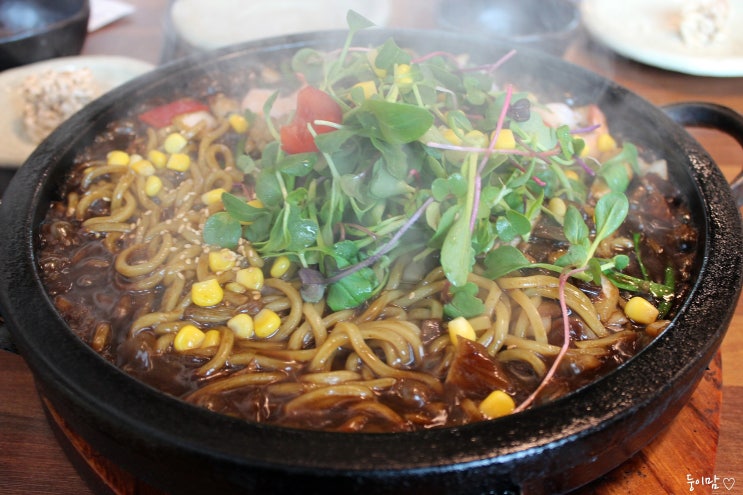  울산언양맛집/울주군맛집 돌판위에 지글지글 가지산돌짜장 쏘핫!