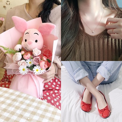 마멜공주 김혜윤의 여성플랫슈즈 블로퍼 여성로퍼까지 있는 화이트데이선물