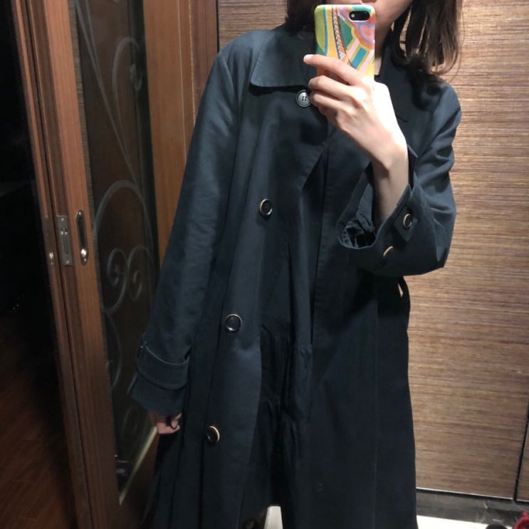  클래식한 SJSJ 트렌치코트 샀어요 ️