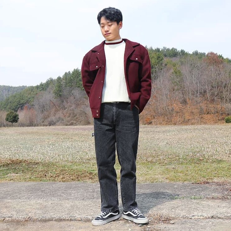  남자 트러커자켓 코디 봄에 최고야