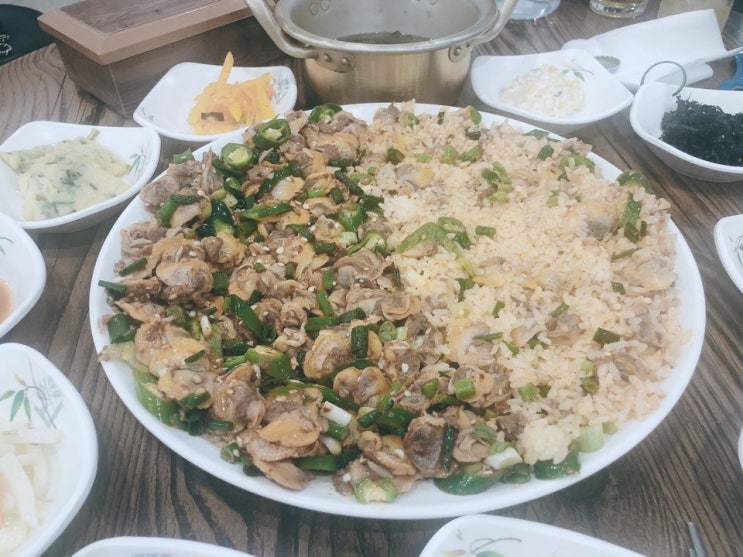 [강원도] 속초 엄지네 포장마차 꼬막무침 + 비빔밥(가격), 공깃밥 추가요