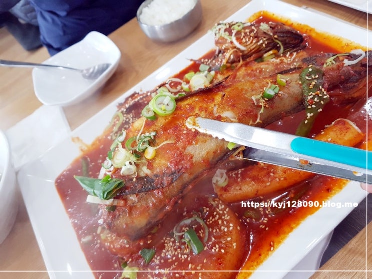  여수 코다리찜 황금코다리 매운맛 별로 안 매워!