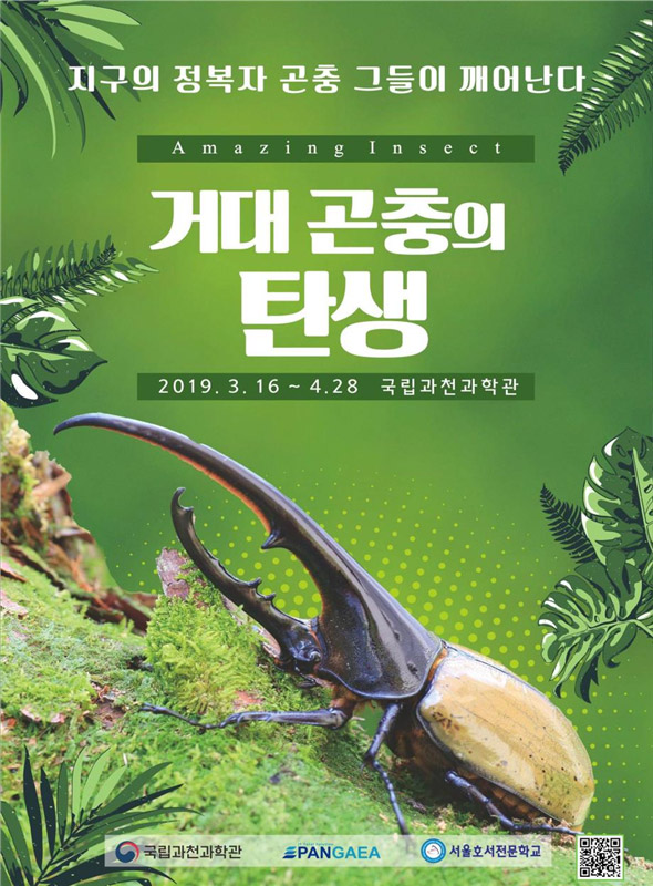  살아있는 거대 곤충을 만나자! 국립과천과학관 특별전 ‘거대 곤충의 탄생’