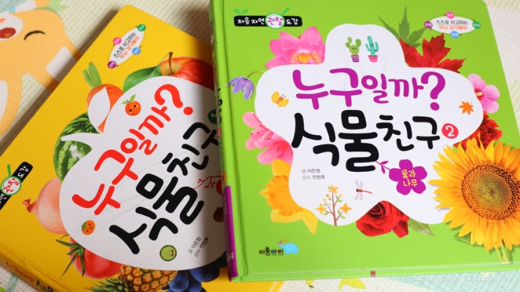  4세 한글깨치기 & 자연관찰책 <누구일까? 식물친구 2> 꽃과 나무