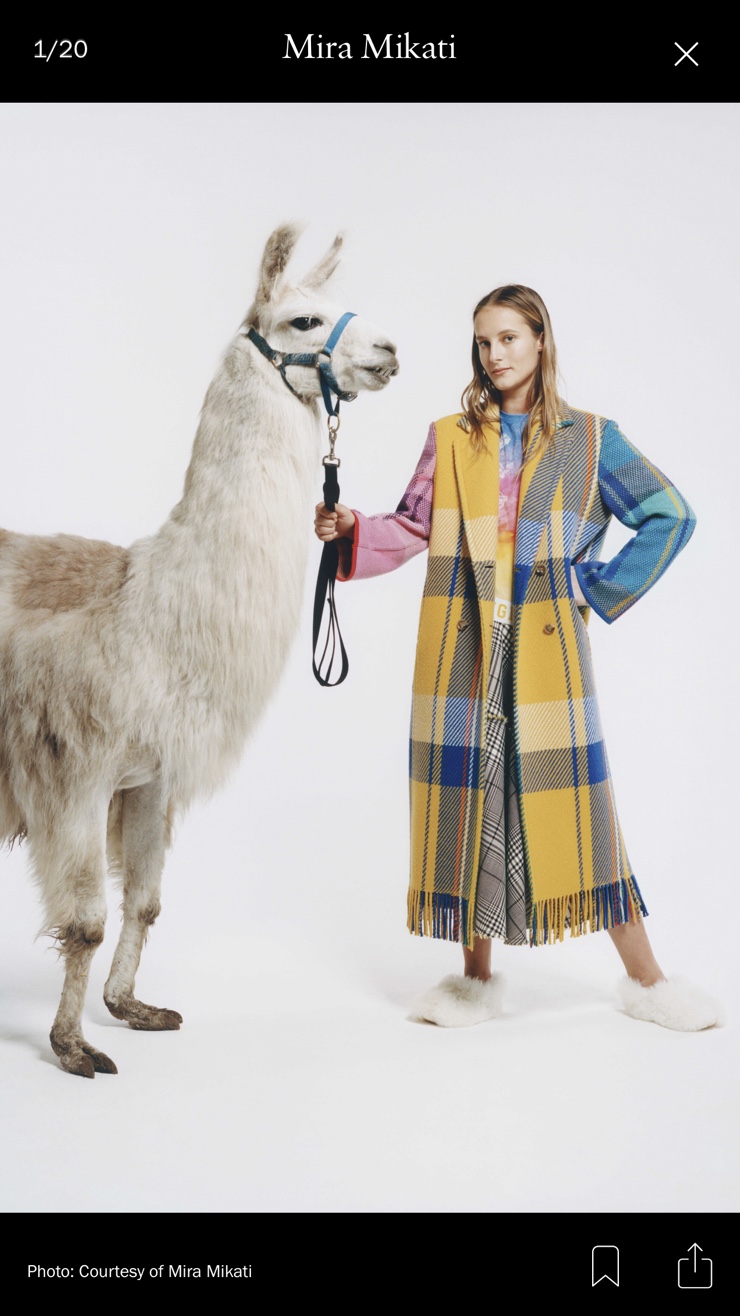  Mira mikati 2018FW