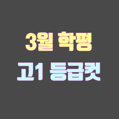 2019 고1 3월모의고사 등급컷 (업체별 비교)