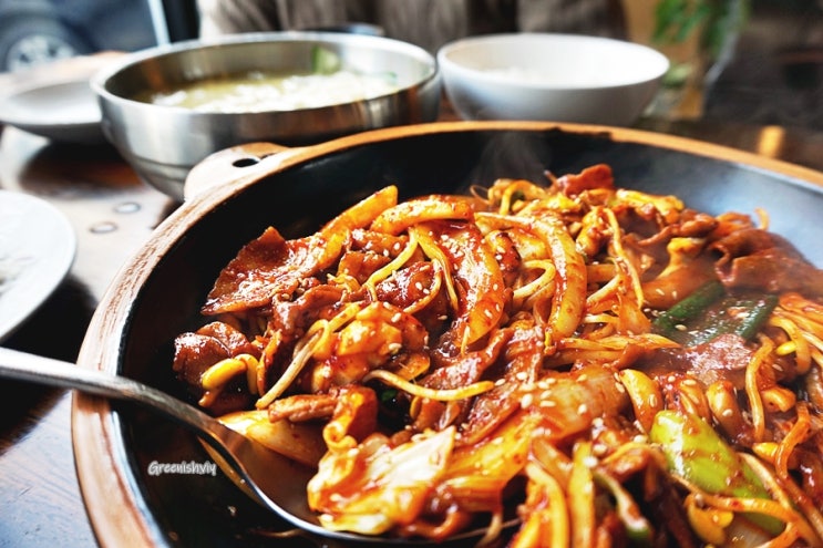  대전 가오동 맛집 오복집 오징어 불고기와 초계국수 너무 맛있다!!