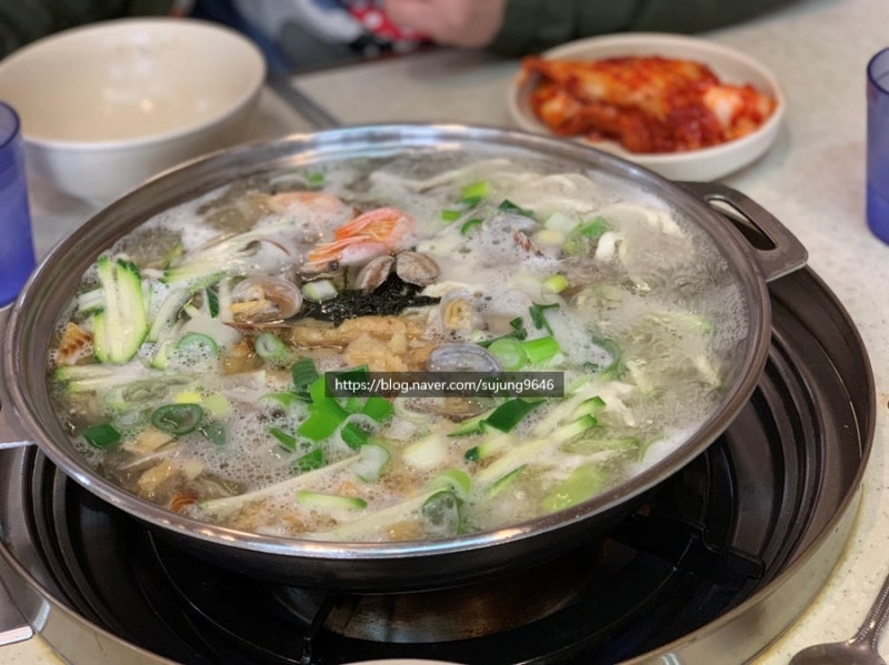 원주 무실동 맛집 : 원주 봉창이해물칼국수, 아기랑 가기 좋은 곳