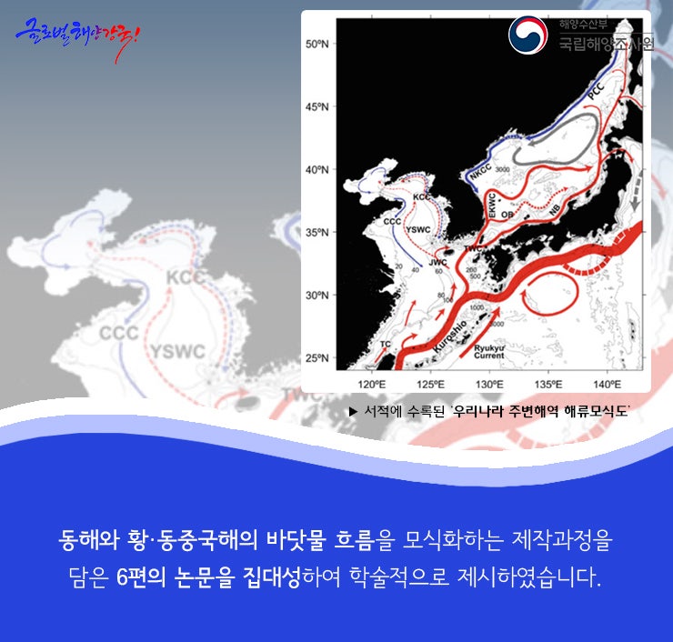 [해양과학조사연구실] 국립해양조사원 해류모식도, 국제전문서적에 수록 : 네이버 블로그