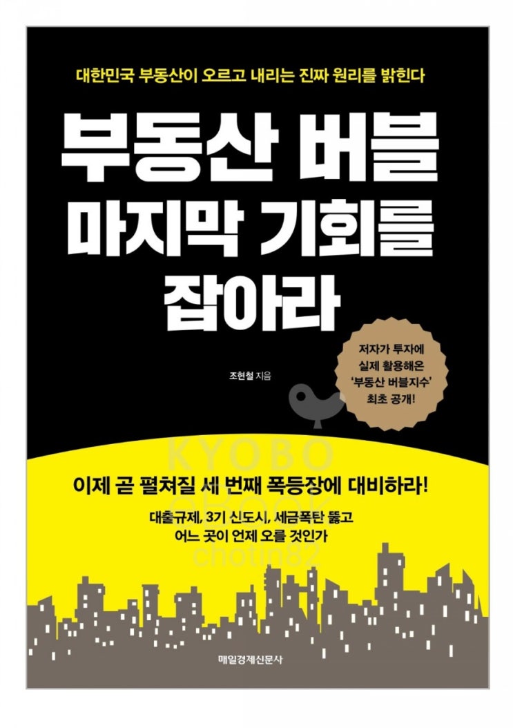  조현철 - 부동산 버블 마지막 기회를 잡아라
