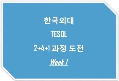 [한국외대테솔] TESOL 2+4+1 과정 도전 !! WEEK 1 주차 후기 ( 면접정보, 교재, 위치 등 )