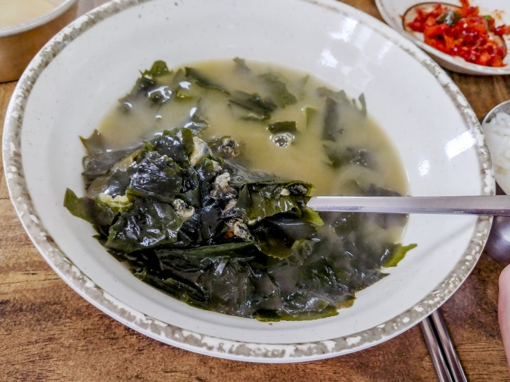  제주 맛집, 용왕난드르의  보말미역국과 보말수제비
