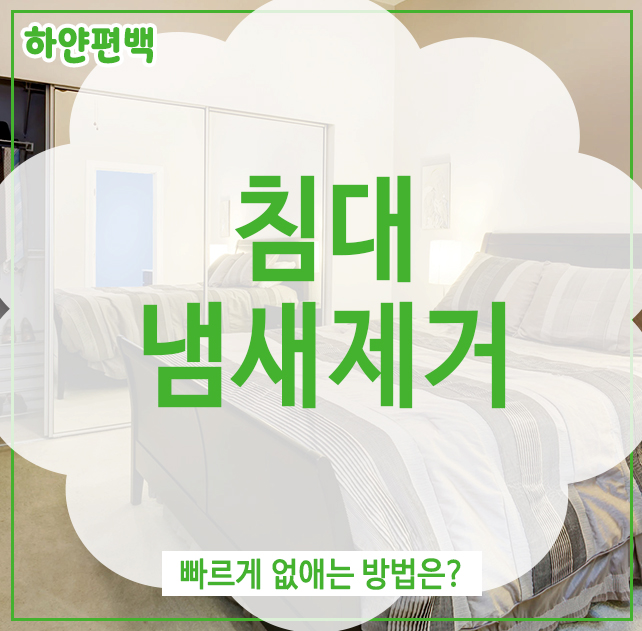  침대냄새제거, 빠르게 없애는 방법은?