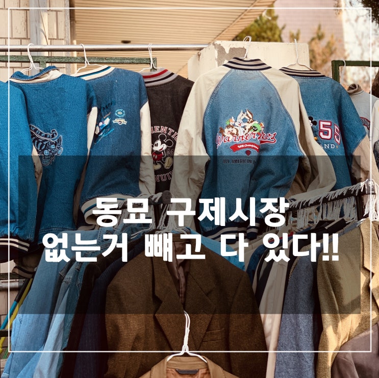  [나들이] 동묘 : 구제시장 - 없는거 빼고 다 있다!!