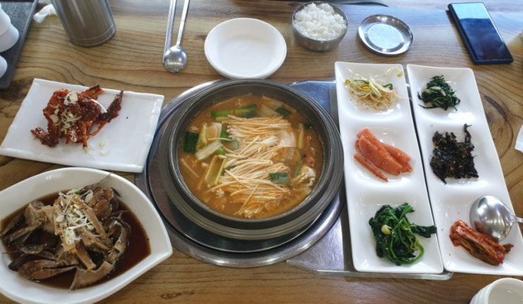  담양 죽순게장 백반 국수거리