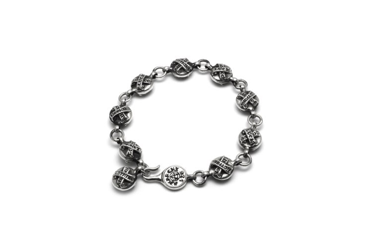  Scroll Bone Ball Bracelet , 핸드메이드 팔찌