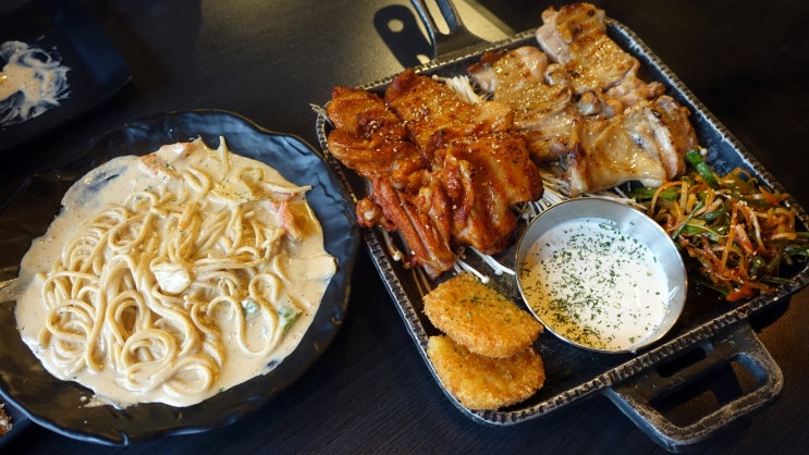  일산 화덕바베큐 닭갈비 맛집 추천 - 꼬꼬장 라페스타점 2TV생생정보 방영된 집