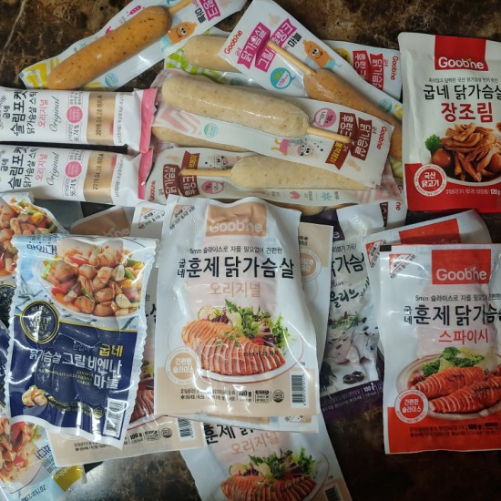  [다이어트] 굽네 닭가슴살 후기(장조림&꼬치&슬림포켓&훈제)