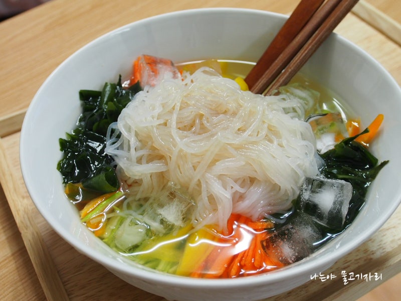저칼로리 음식 :: 실곤약 요리 (실곤약샐러드, 실곤약비빔국수, 실곤약냉국수)