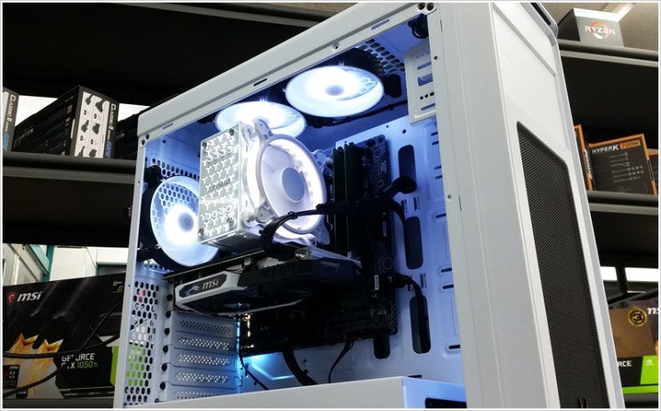  감성까지 잡았어!! GTX1660TI & I5-9400F 100만원대 게임용 가성비 컴퓨터