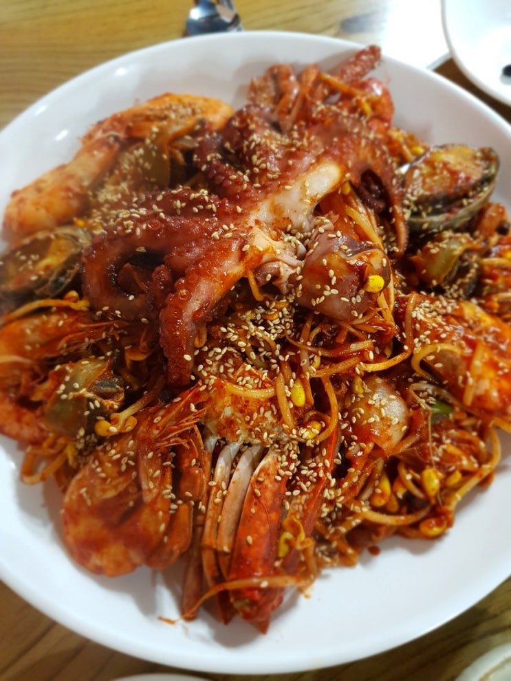  [지족해물찜]남해삼동면 해물찜 먹으러 go go 문어가통마리째♡♡