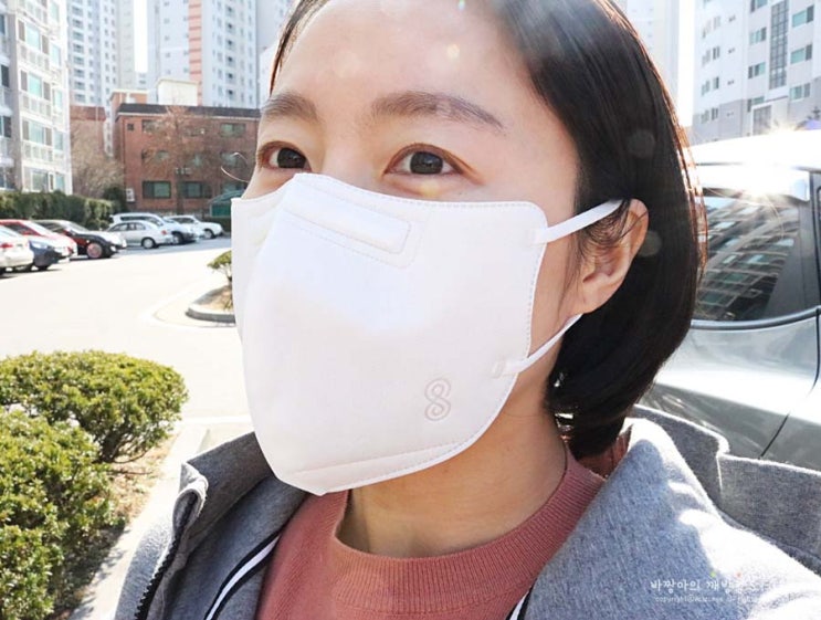  숨랩 나노필터마스크 덕분에 미세먼지 나쁨이어도 걱정안해요!
