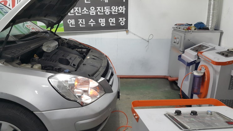  그랜드카니발, 매연검사 불합격 33% ~ 수소크리닝시공 후 재검사 9% 합격, 진동동영상도 있습니다.