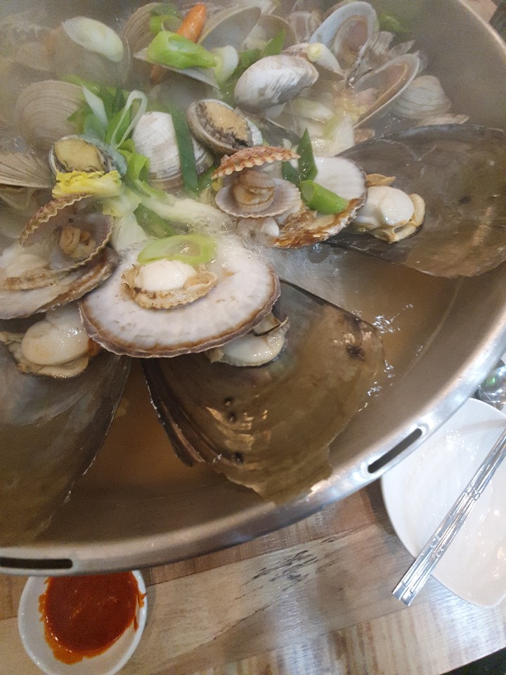  조개찜 다이어트 그렇게 좋다면서요?