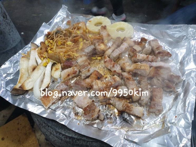  광주 근교 고창 꿀맛집! - 왕림식당 (장작난로삼겹살)