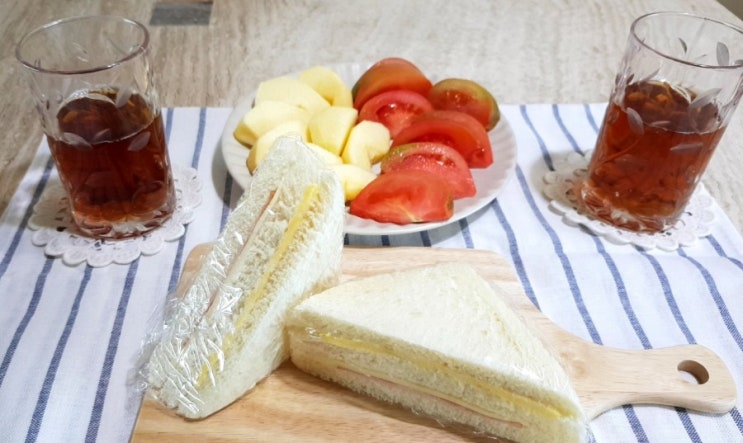  간단한 대만샌드위치 만들기