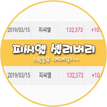 피씨엘 셀리버리 주식 단타종목 매매 _ 매매일지 피씨엘 셀리버리 주식 단타종목 매매 _ 매매일지