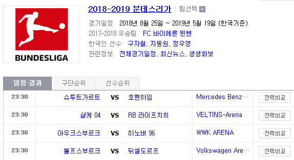 2019.03.16 분데스리가 (슈투트가르트 호펜하임 | 살케 라이프치히 | 아우크스부르크 하노버 | 볼프스부르크 뒤셀도르프 | H베를린 도르트문트) 2019.03.16 분데스리가 (슈투트가르트 호펜하임 | 살케 라이프치히 | 아우크스부르크 하노버 | 볼프스부르크 뒤셀도르프 | H베를린 도르트문트)
