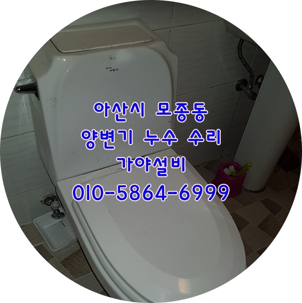  변기수리정보 양변기고장났을때 아산시 모종동 변기에서물이새요
